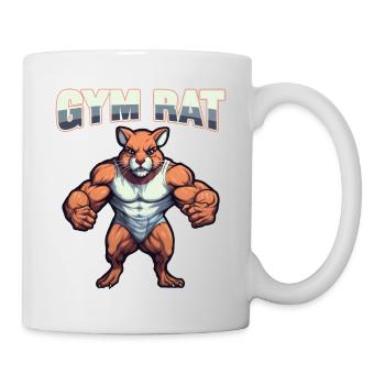 Gym Council Bodybuilding Weight Training Fun Fitness - Mug - white - Right