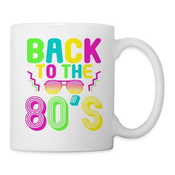 80s Themed Party Back to the 80s Costume - Mug - white - Right