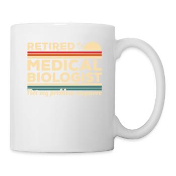 Le biologiste médical à la retraite n’est plus mon problème - Mug blanc - blanc - Droite