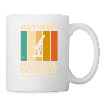 Le biologiste médical à la retraite n’est plus mon problème - Mug blanc - blanc - Droite