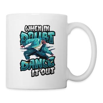 En cas de doute, dansez, dansez le hip hop - Mug blanc - blanc - Droite