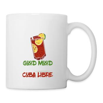 Today's Good Mood Is Sponsored By Cuba Libre Rum A - Tasse - Weiß - Rechts
