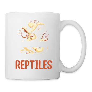 Life Is Better With Reptiles Reptile Lizard Lover - Tasse - Weiß - Rechts