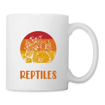 Life Is Better With Reptiles Lizard Lover Reptile - Tasse - Weiß - Rechts