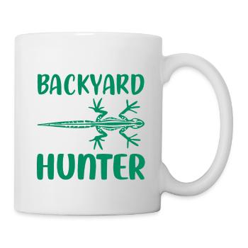 Offical Backyard Lizard Hunter Reptile Lizard Love - Mug - white - Right