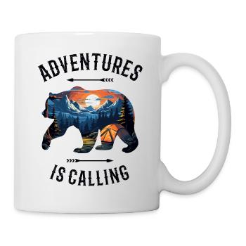 Bear Mountains Camping Mountain Hiking Nature Hiking - Mug - white - Right