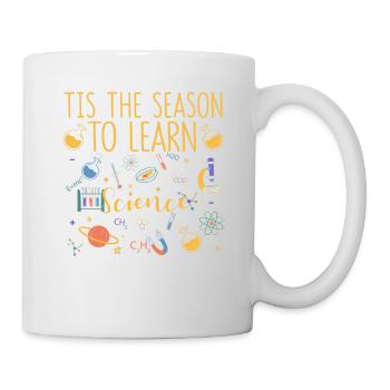 Tis The Season To Learn Science Christmas - Mug - white - Right