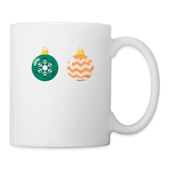 Chest Nuts Drôle de Noël Couple Assorti - Mug blanc - blanc - Droite