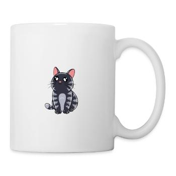 Je suis une maman chatte Seuls quelques-uns peuvent faire ce que je peux - Mug blanc - blanc - Droite