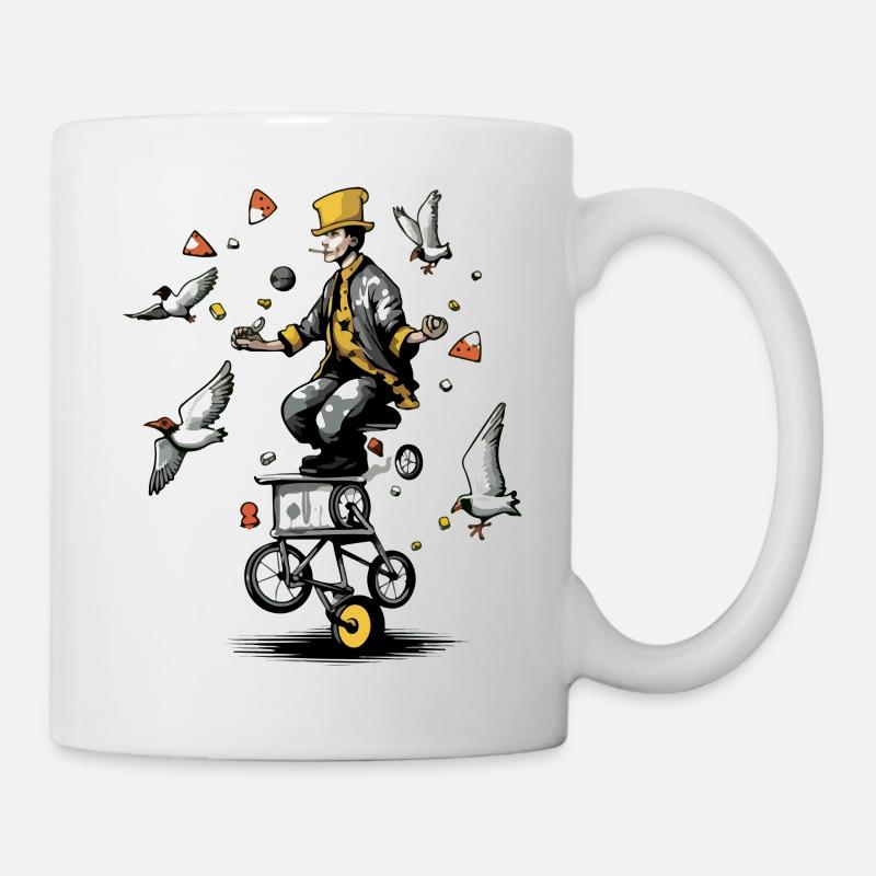 Jacky le jongleur - Mug blanc - blanc