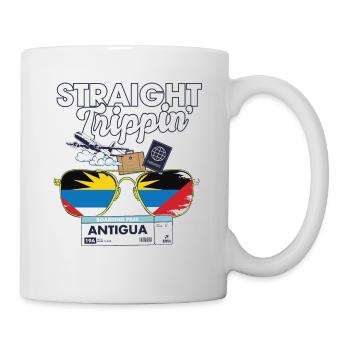 Straight Trippin' Antigua Vacation Tour Travel - Mug - white - Right