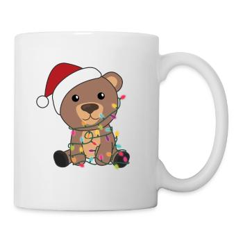 Ours Noël Animaux d’hiver Ours - Mug blanc - blanc - Droite