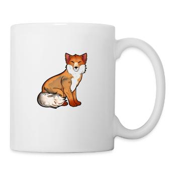 Drawing of a Tibetan fox - Mug - white - Right
