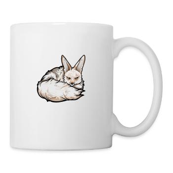 Drawing of an Afghan fox - Mug - white - Right