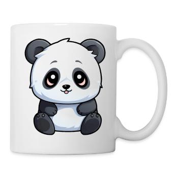 Panda mignon - Mug blanc - blanc - Droite
