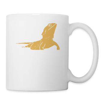 Eh bien c’est mignon j’élève de minuscules dinosaures reptile li - Mug blanc - blanc - Droite