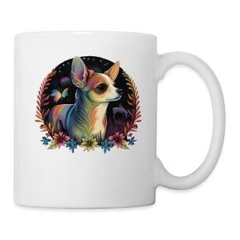 Chihuahua | Colourful Rainbow LGBTQ Unicorn - Mug - white - Right