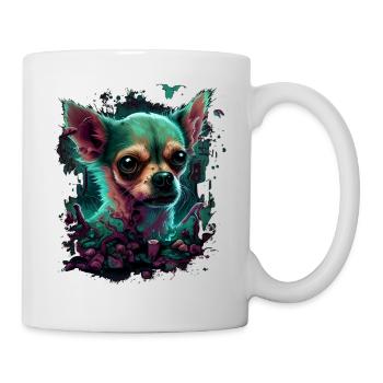 Chihuahua | Zombie Dog Undead Scary Halloween - Mug - white - Right