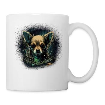 Chihuahua | Zombie Dog Undead Scary Halloween - Mug - white - Right