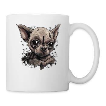 Chihuahua | Zombie Dog Undead Scary Halloween - Mug - white - Right