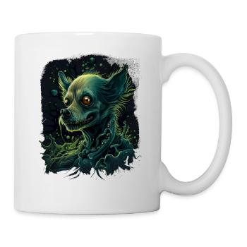 Chihuahua | Zombie Dog Undead Scary Halloween - Mug - white - Right