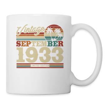 Vintage Birthday Gift 90/91 Years - Mug - white - Right