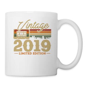 Vintage Gift 2019, 4/5 years - Mug - white - Right