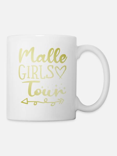 Malle Girls Tour - Tasse - Weiß