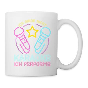 Karaoke Singen Für Lustige Karaoke Sängerin Karaok - Tasse - Weiß - Rechts