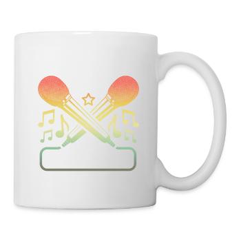 Karaoke Singen Für Lustige Karaoke Sängerin Karaok - Tasse - Weiß - Rechts