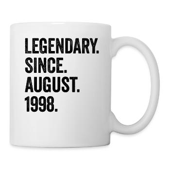 25e anniversaire 25e anniversaire Légendaire depuis août - Mug blanc - blanc - Droite