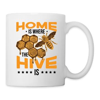 Home Is Where The Hive Is - Mug - white - Right