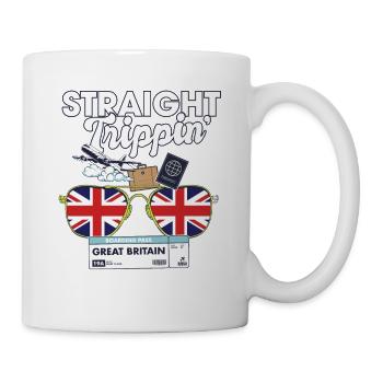 Straight Trippin' Britain Vacation Tour Travel - Mug blanc - blanc - Droite