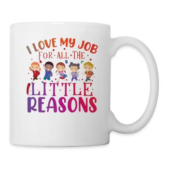 Cute Kindergarten Teacher Gifts - Mug - white - Right
