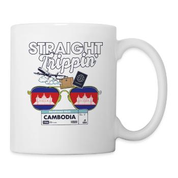 Straight Trippin' Cambodge Vacation Tour Voyage - Mug blanc - blanc - Droite