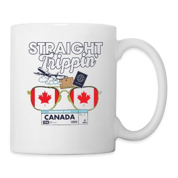 Straight Trippin' Canada Vacation Tour Voyage - Mug blanc - blanc - Droite