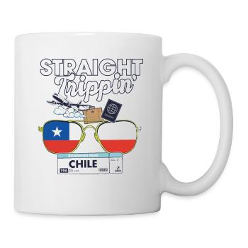 Straight Trippin' Chile Vacation Tour Travel Trip - Tasse - Weiß - Rechts