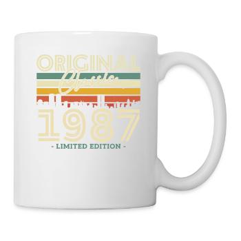 Cadeau d’anniversaire vintage 1987 - Mug blanc - blanc - Droite