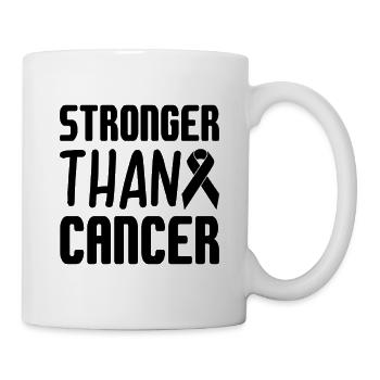 Stronger Than Cancer - Tasse - Weiß - Rechts