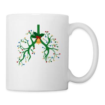 Ventilation Therapy Lung Christmas String Light - Mug - white - Right