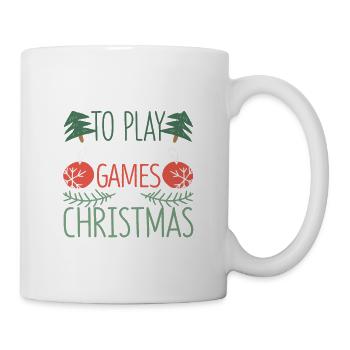Les jeux vidéo sont plus susceptibles de jouer à la luxure à Noël - Mug blanc - blanc - Droite