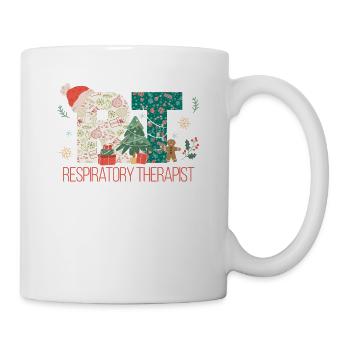 Thérapeute respiratoire Drôles de patients de Noël - Mug blanc - blanc - Droite