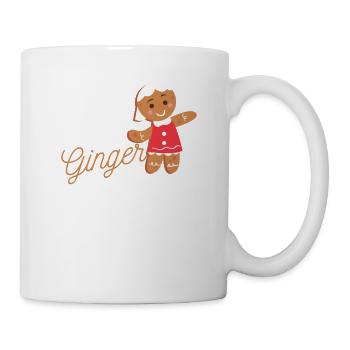 Tout le monde aime un joyeux Noël au gingembre - Mug blanc - blanc - Droite