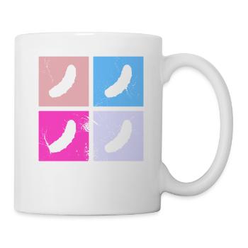 Gurke Gewürzgurke Kukumer Retro Saure Gurke - Tasse - Weiß - Rechts