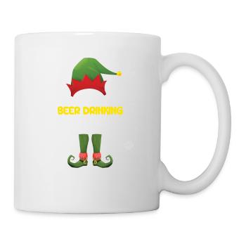 Die biertrinkende Elfe - die passende Familie - Tasse - Weiß - Rechts