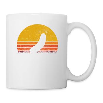 Gurke Gewürzgurke Retro Geschenk - Tasse - Weiß - Rechts