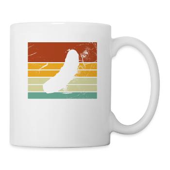 Gurke Gewürzgurke Retro Kukumer Saure Gurke - Tasse - Weiß - Rechts