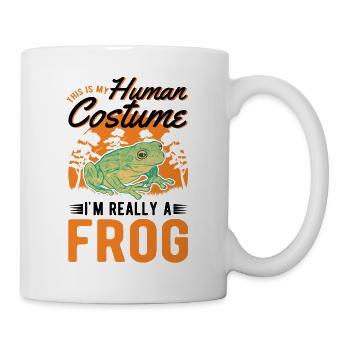 Grenouille Halloween Rainette - Mug blanc - blanc - Droite