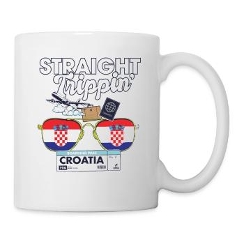 Straight Trippin' Croatia Vacation Tour Travel - Mug - white - Right