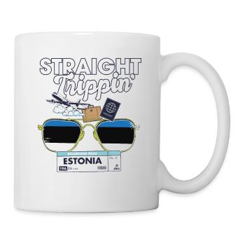 Straight Trippin' Estonie Vacation Tour Voyage - Mug blanc - blanc - Droite